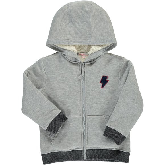 ΠΑΙΔΙΚΗ ΖΑΚΕΤΑ ΜΕ ΚΟΥΚΟΥΛΑ ΓΙΑ ΑΓΟΡΙΑ - ΓΚΡΙ ΠΑΙΔΙΚΗ ΖΑΚΕΤΑ ΜΕ ΚΟΥΚΟΥΛΑ ΓΙΑ ΑΓΟΡΙΑ - ΓΚΡΙ