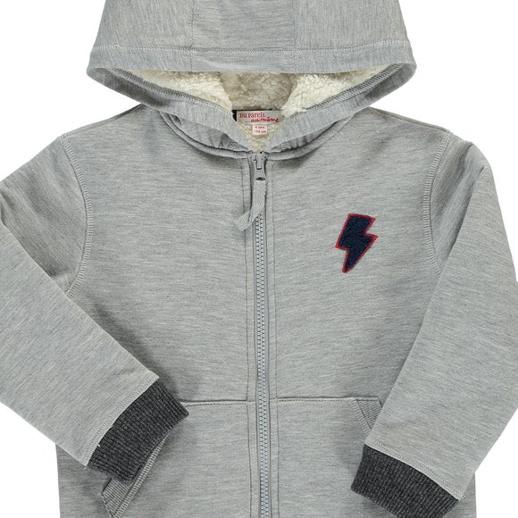 ΠΑΙΔΙΚΗ ΖΑΚΕΤΑ ΜΕ ΚΟΥΚΟΥΛΑ ΓΙΑ ΑΓΟΡΙΑ - ΓΚΡΙ Παιδικη Ζακετα Με Κουκουλα Για Αγορια - Γκρι