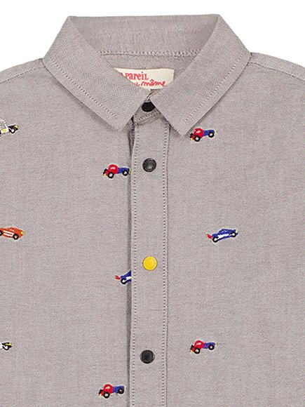 ΠΑΙΔΙΚΟ ΠΟΥΚΑΜΙΣΟ ΓΙΑ ΑΓΟΡΙΑ - ΓΚΡΙ Παιδικο Πουκαμισο Για Αγορια - Γκρι