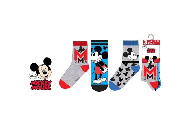 DISNEY MICKEY SET ΠΑΙΔΙΚΕΣ ΚΑΛΤΣΕΣ SRHS0677 RED DISNEY MICKEY SET ΠΑΙΔΙΚΕΣ ΚΑΛΤΣΕΣ SRHS0677 RED