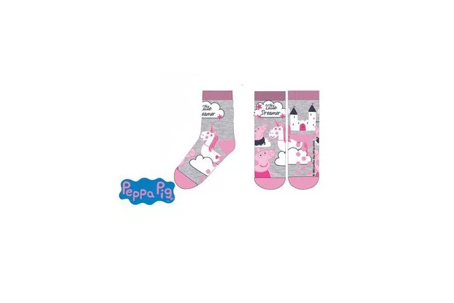 PEPPA PIG παιδικές κάλτσες- καλτσοπατούσες 0680 ΓΚΡΙ ΓΚΡΙ PEPPA PIG παιδικές κάλτσες- καλτσοπατούσες 0680 ΓΚΡΙ ΓΚΡΙ