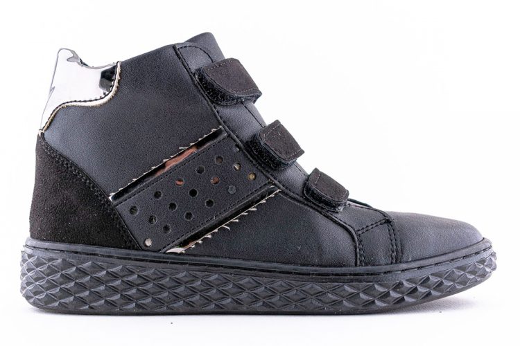 KIDS BOOTS CROCODILINO VELCRO BLACK