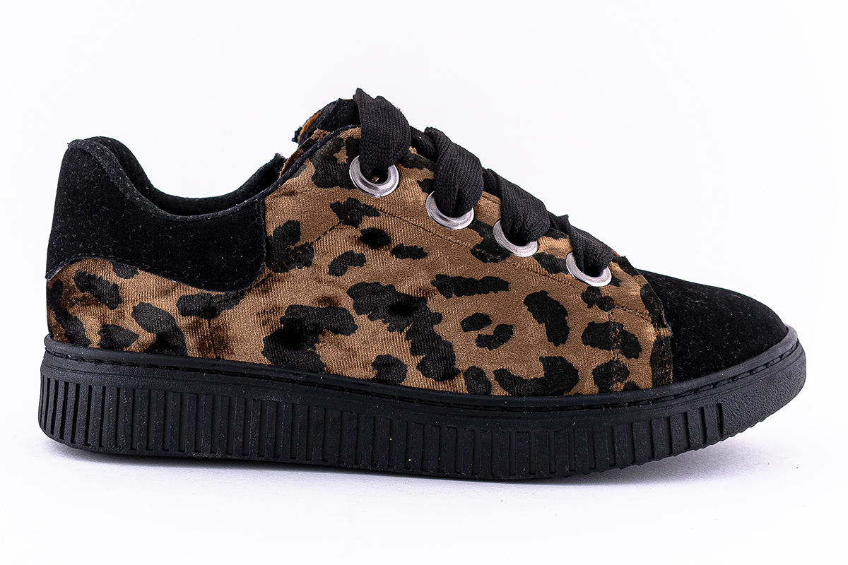ΠΑΙΔΙΚΑ SNEAKERS LEOPARD ΚΟΡΔΟΝΙ BLACK ΠΑΙΔΙΚΑ SNEAKERS LEOPARD ΚΟΡΔΟΝΙ BLACK