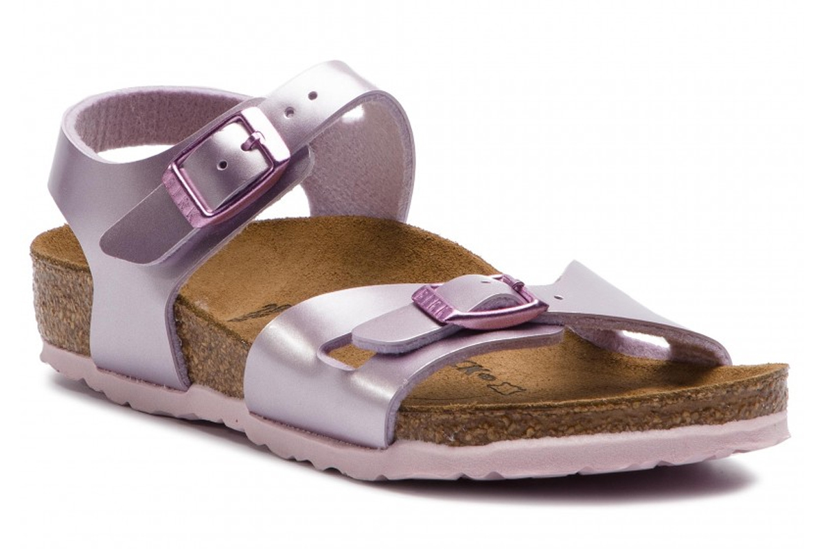 BIRKENSTOCK RIO ELECTRIC METALLIC LILAC BIRKENSTOCK RIO ELECTRIC METALLIC LILAC