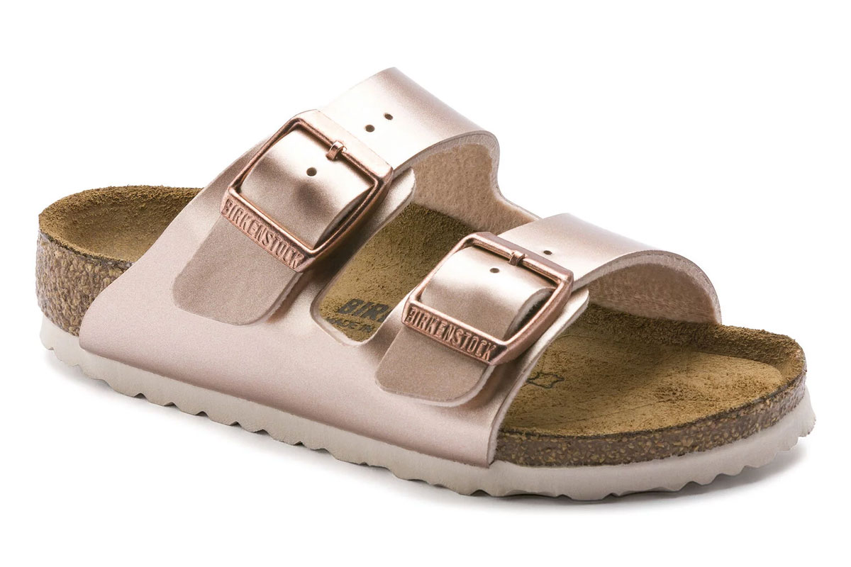 BIRKENSTOCK ARIZONA ELECTRIC METALLIC PINK BIRKENSTOCK ARIZONA ELECTRIC METALLIC PINK
