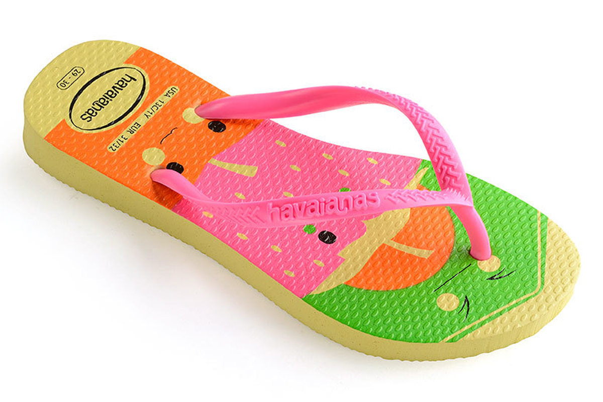 HAVAIANAS FLIP FLOPS POLLEN YEL DK YELLOW HAVAIANAS FLIP FLOPS POLLEN YEL DK YELLOW