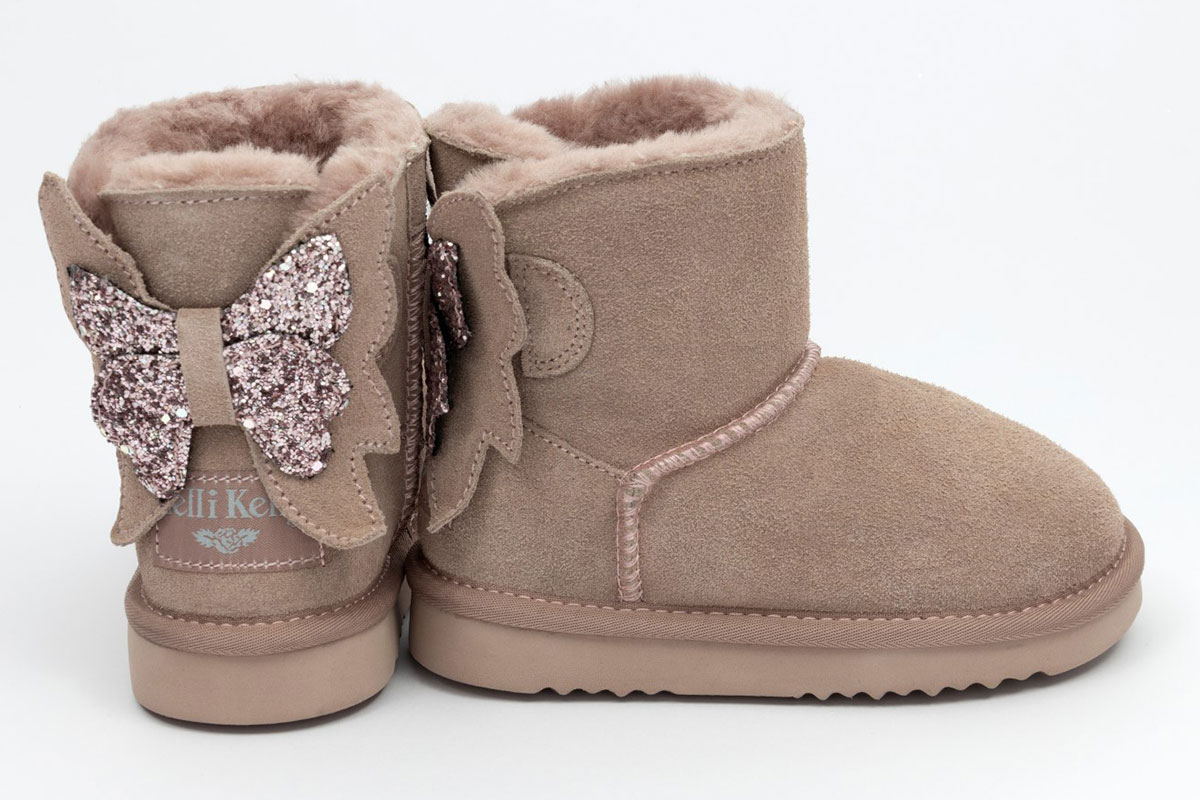LELLI KELLY ΠΑΙΔΙΚΕΣ ΡΟΖ ΜΠΟΤΕΣ BEIGE LELLI KELLY ΠΑΙΔΙΚΕΣ ΡΟΖ ΜΠΟΤΕΣ BEIGE