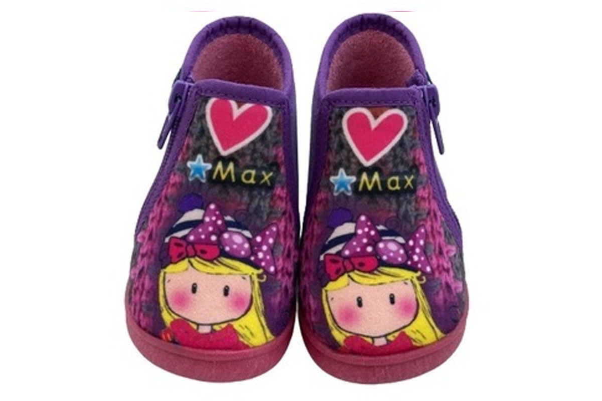 MINI MAX ΠΑΙΔΙΚΕΣ ΠΑΝΤΟΦΛΕΣ G NADIA ΜΩΒ PURPLE MINI MAX ΠΑΙΔΙΚΕΣ ΠΑΝΤΟΦΛΕΣ G NADIA ΜΩΒ PURPLE