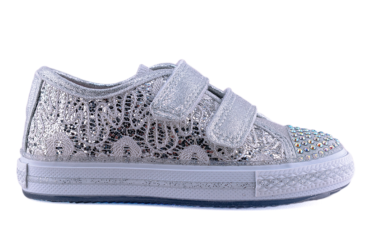 ΠΑΙΔΙΚΑ SNEAKERS YUP ΔΑΝΤΕΛΑ ΣΤΡΑΣ SILVER ΠΑΙΔΙΚΑ SNEAKERS YUP ΔΑΝΤΕΛΑ ΣΤΡΑΣ SILVER