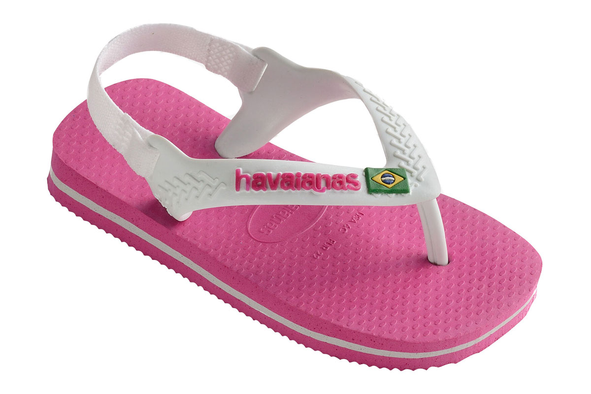 HAVAIANAS BABY BRASIL LOGO 4140577 FUCHSIA HAVAIANAS BABY BRASIL LOGO 4140577 FUCHSIA
