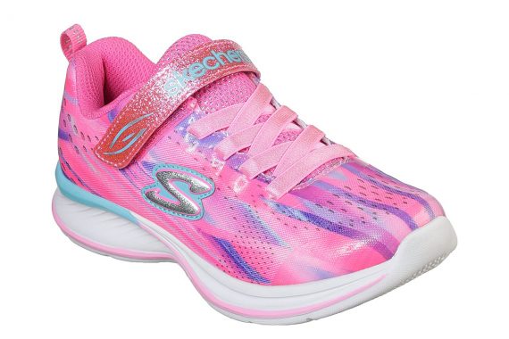 παιδικά αθλητικά skechers MULTI STREAKS PRINT W/SATIN G PINK