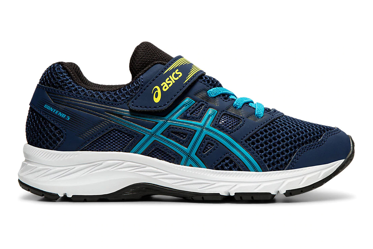 ΠΑΙΔΙΚΑ ΠΑΠΟΥΤΣΙΑ ASICS CONTEND 5 PS 1014A048 NAVY ΠΑΙΔΙΚΑ ΠΑΠΟΥΤΣΙΑ ASICS CONTEND 5 PS 1014A048 NAVY