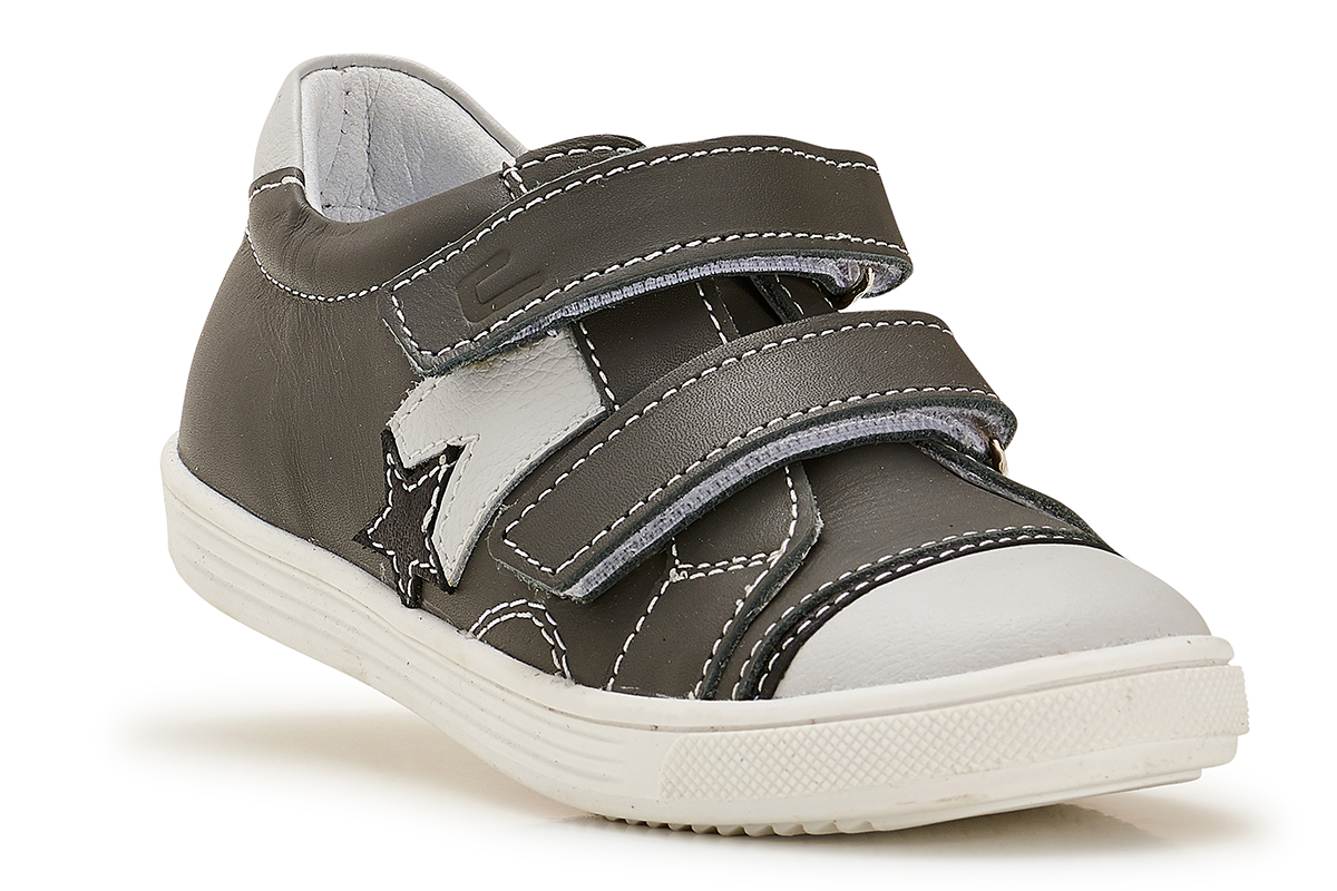 ΠΑΙΔΙΚΑ SNEAKERS ΔΕΡΜΑ ΑΣΤΕΡΙ ΓΚΡΙ ΠΑΙΔΙΚΑ SNEAKERS ΔΕΡΜΑ ΑΣΤΕΡΙ ΓΚΡΙ