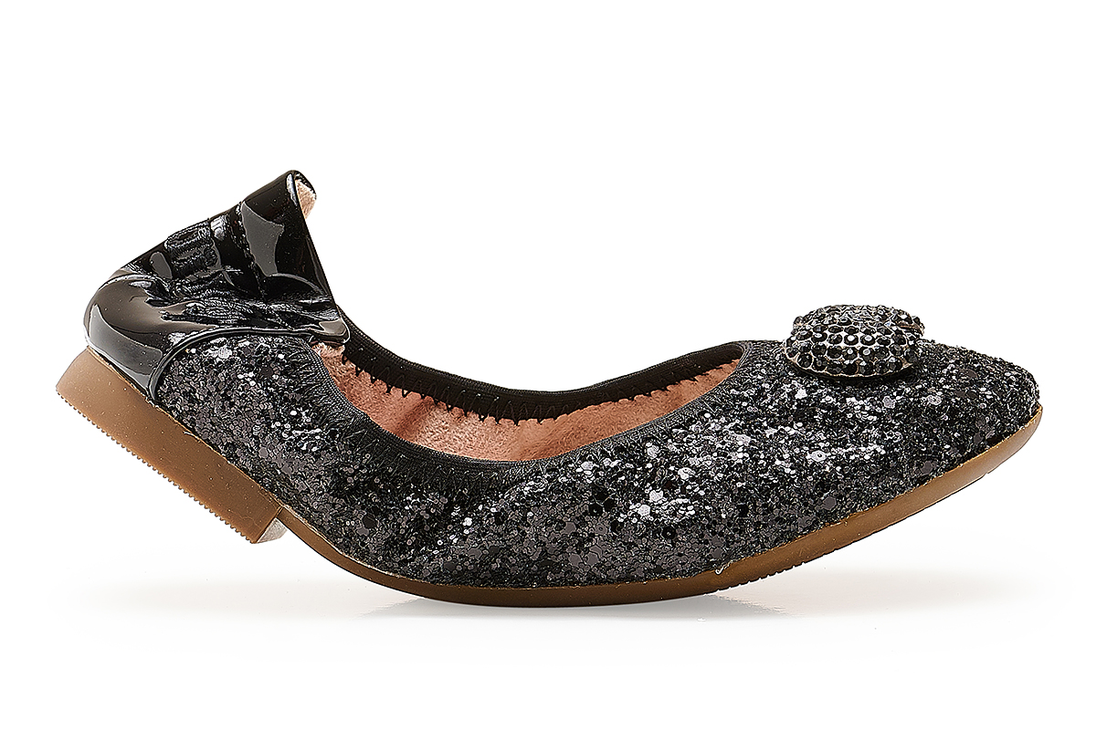 ΜΠΑΛΑΡΙΝΕΣ MAGICHE LELLI KELLY GLITTER BLACK ΜΠΑΛΑΡΙΝΕΣ MAGICHE LELLI KELLY GLITTER BLACK