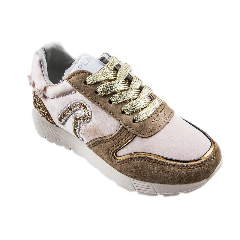 Replay Χαμηλο Casual Κοριτσι Hendrix JS180045T - ΜΠΕΖ-ΧΡΥΣΟ Replay Χαμηλο Casual Κοριτσι Hendrix JS180045T - ΜΠΕΖ-ΧΡΥΣΟ