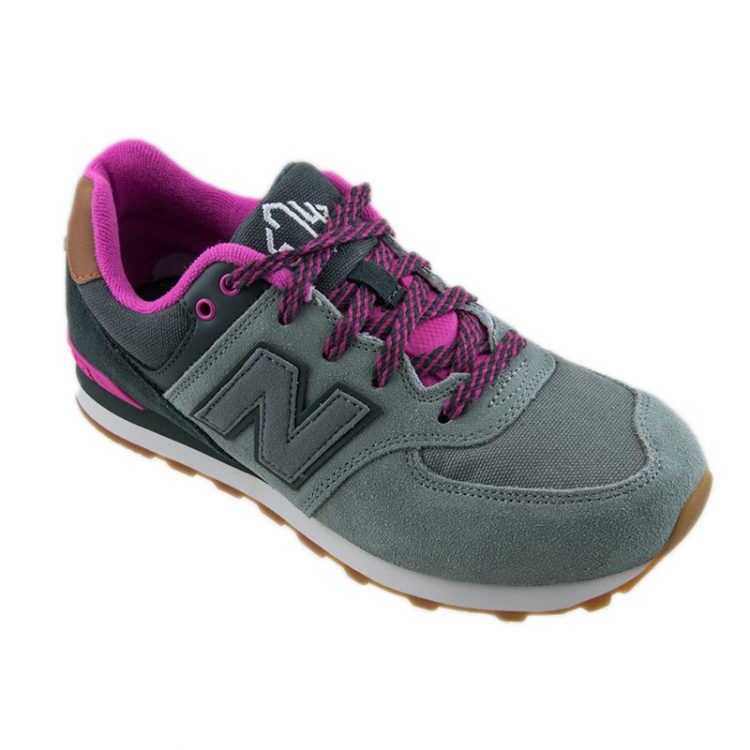 New Balance Αθλητικο Παπουτσι Κοριτσι KL574NHG - ΓΚΡΙ