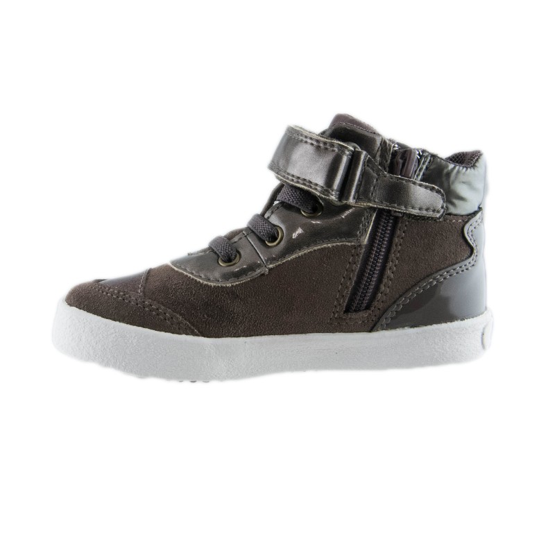 Geox Μποτακι Κοριτσι B74D5A 022HH C9006 - ΓΚΡΙ GEOX ΜΠΟΤΑΚΙ ΚΟΡΙΤΣΙ