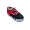 Vans Πανινο Unisex Authentic VN0A38E7VI71 - ΜΑΥΡΟ-ΚΟΚΚΙΝΟ