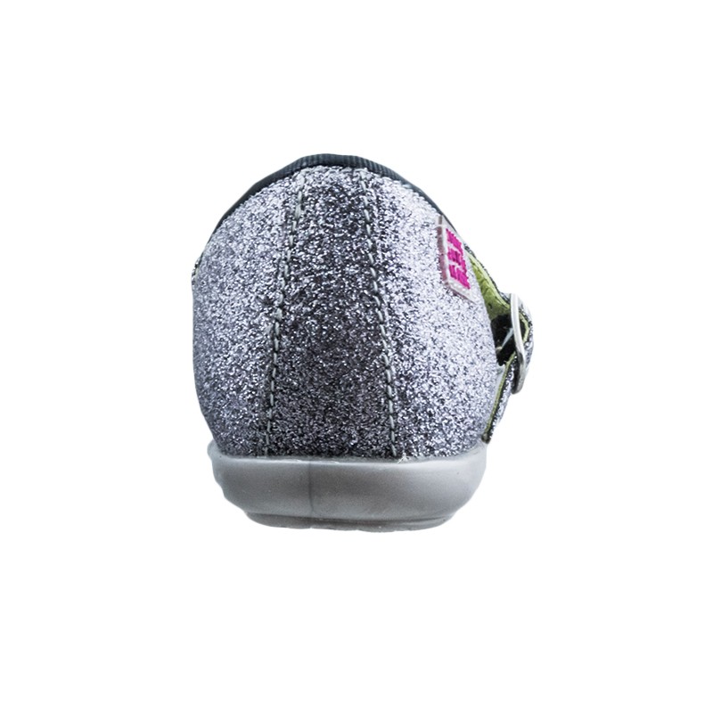 Agatha Ruiz De La Prada Μπαρετα Κοριτσι 191951 - ΑΣΗΜΙ-GLITTER AGATHA RUIZ DE LA PRADA παπούτσι μπαλαρίνα για κορίτσια με τσαχπινιά!