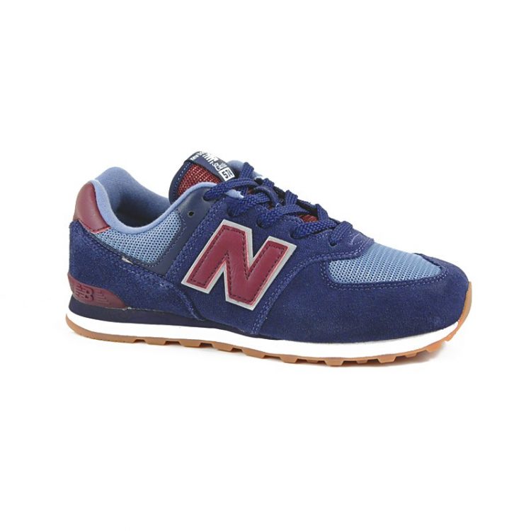 New Balance Αθλητικό Παπούτσι Αγόρι Classics Grade School GC574SPO - ΜΠΛΕ-ΜΠΟΡΝΤΩ