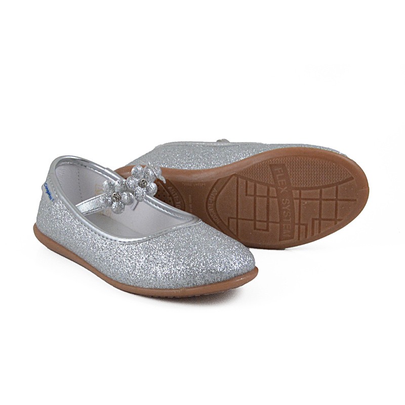 Conguitos Μπαρέτα Κορίτσι KV1 26509 - ΑΣΗΜΙ-GLITTER Conguitos παιδικό παπούτσι με μπαρέτα για κορίτσια που αγαπούν τη λάμψη!