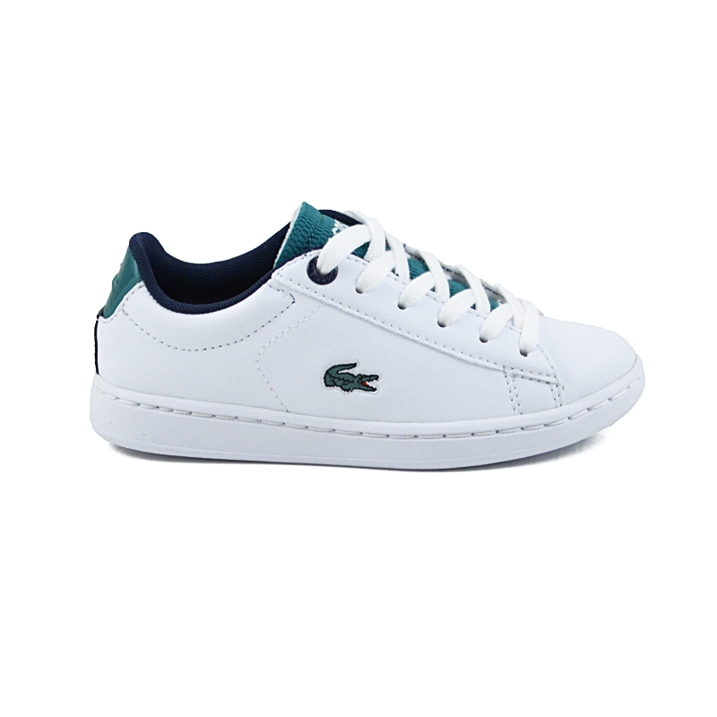 Lacoste Χαμηλό Casual Αγόρι Carnaby Evo 7-39SUC0001082 - ΛΕΥΚΟ Χαμηλό Casual Αγόρι Carnaby Evo