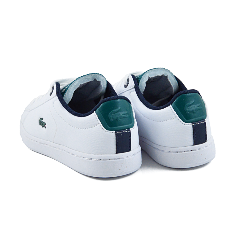 Lacoste Χαμηλό Casual Αγόρι Carnaby Evo 7-39SUC0001082 - ΛΕΥΚΟ Χαμηλό Casual Αγόρι Carnaby Evo