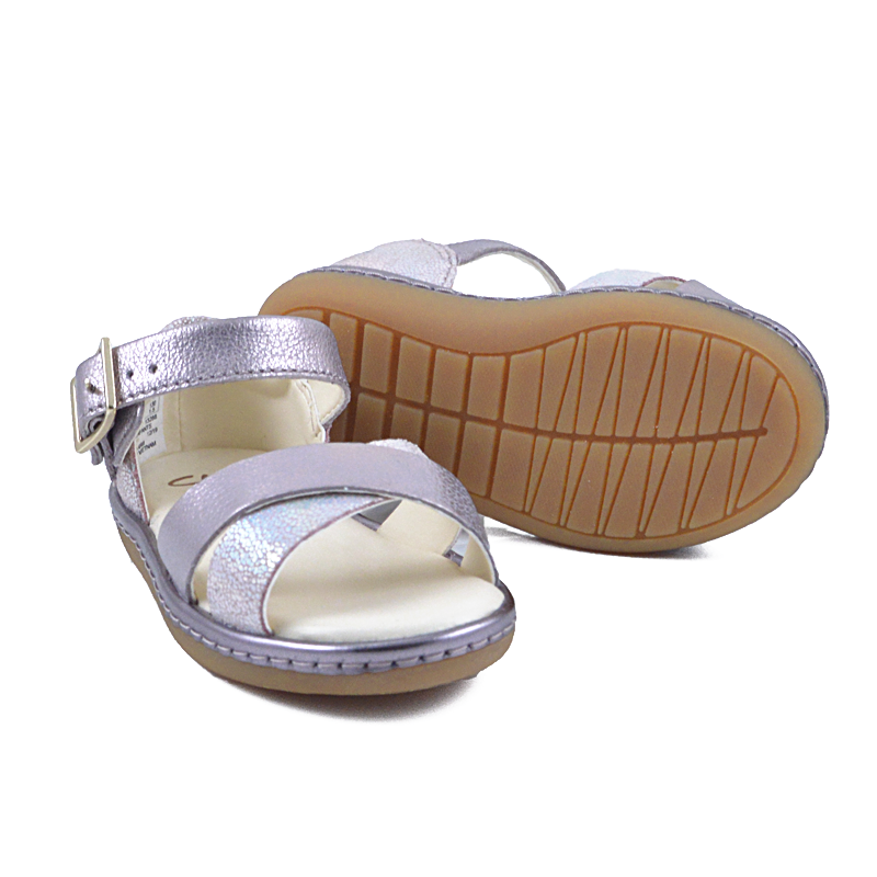 Clarks Πέδιλο Κορίτσι Skylark Pure T 26148990 - ΡΟΖ-ΛΙΛΑ Clarks παιδικό πέδιλο για κορίτσια με στυλ από μικρή ηλικία!