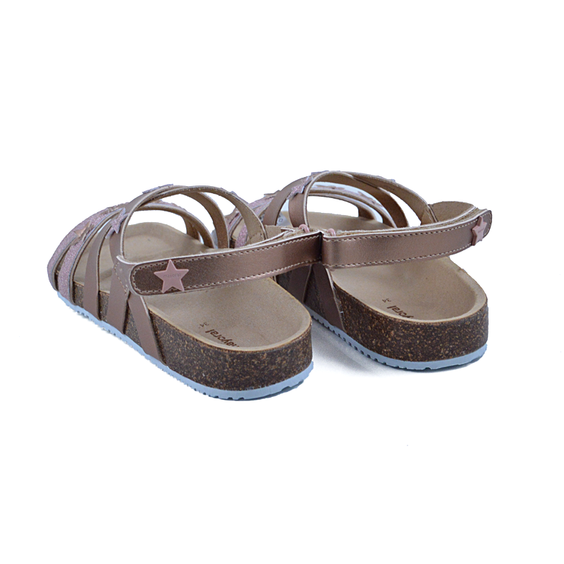 Mayoral Πέδιλο Κορίτσι 20-45177 - 055 Mayoral παιδικό πέδιλο για κορίτσια σε μπρονζέ χρώμα διακοσμημένο με όμορφα αστεράκια!
