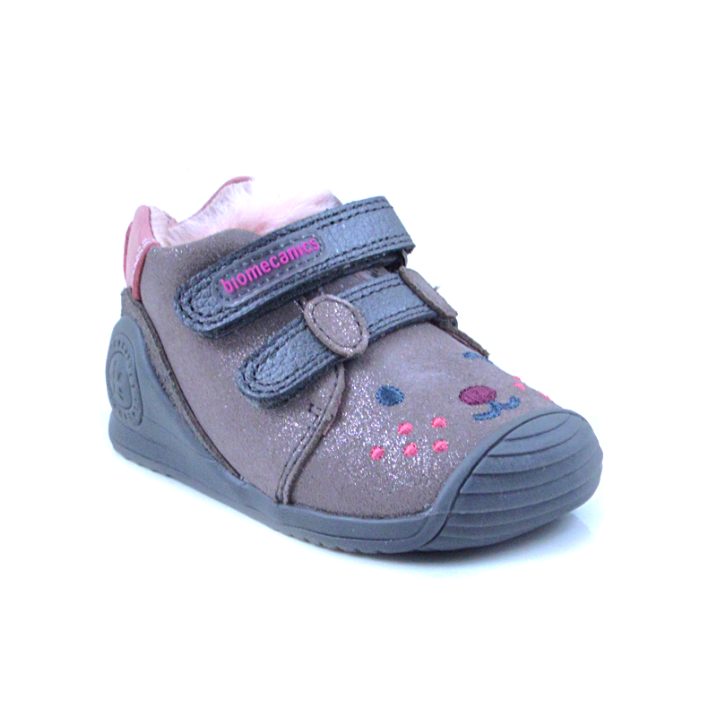 Biomecanics Μποτάκι Κορίτσι 201114 - ΓΚΡΙ-GLITTER Biomecanics Μποτάκι Κορίτσι 201114 - ΓΚΡΙ-GLITTER
