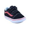 Vans Χαμηλό Casual Unisex Comfycush Old Skool VN0A4TZI4HJ1 - ΜΑΥΡΟ-ΚΟΚΚΙΝΟ