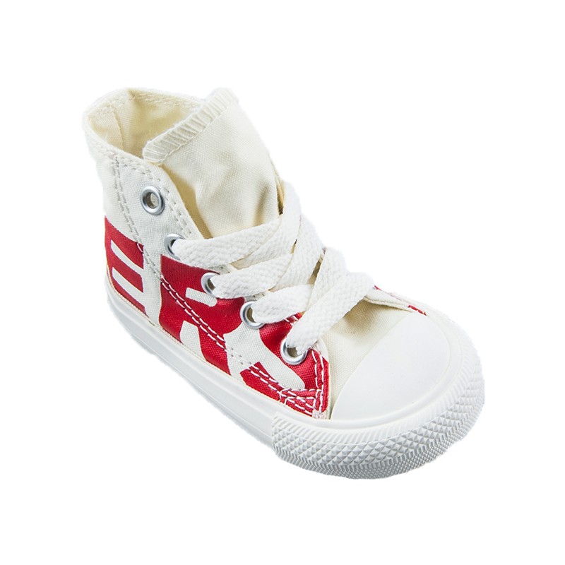 All Star Πανινο Μποτακι Unisex Chuck Taylor Hi 759532C - ΕΚΡΟΥ-ΚΟΚΚΙΝΟ All Star Πανινο Μποτακι Unisex Chuck Taylor Hi 759532C - ΕΚΡΟΥ-ΚΟΚΚΙΝΟ