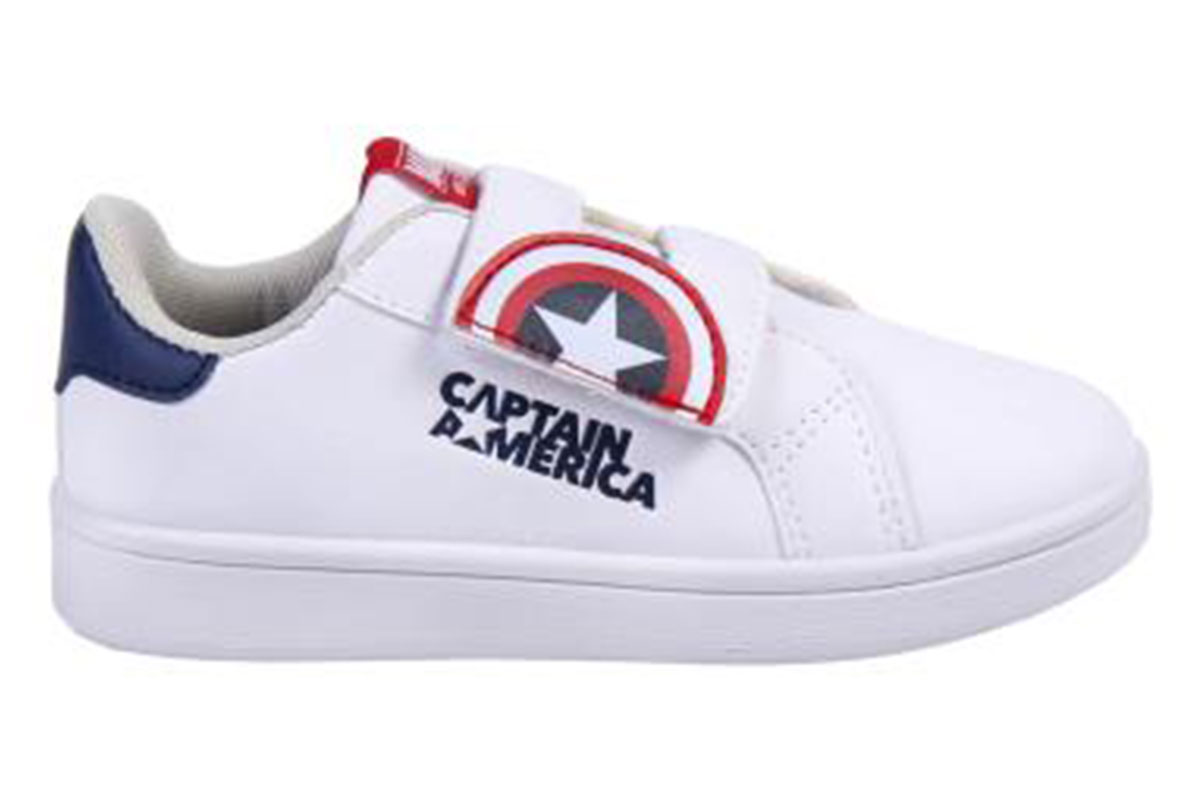 ΠΑΙΔΙΚΑ SNEAKERS AVENGERS CAPTAIN AMERICA WHITE ΠΑΙΔΙΚΑ SNEAKERS AVENGERS CAPTAIN AMERICA WHITE