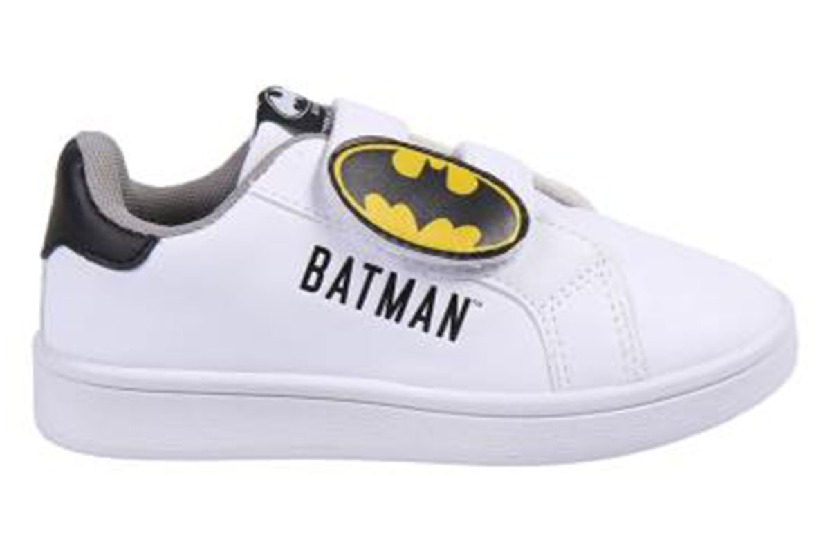 ΠΑΙΔΙΚΑ SNEAKERS BATMAN WHITE ΠΑΙΔΙΚΑ SNEAKERS BATMAN WHITE
