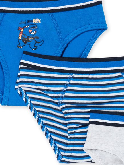 ΣΕΤ ΜΕ 3 ΣΛΙΠ ΓΙΑ ΑΓΟΡΙΑ - ΜΠΛΕ Σετ Με 3 Σλιπ Για Αγορια