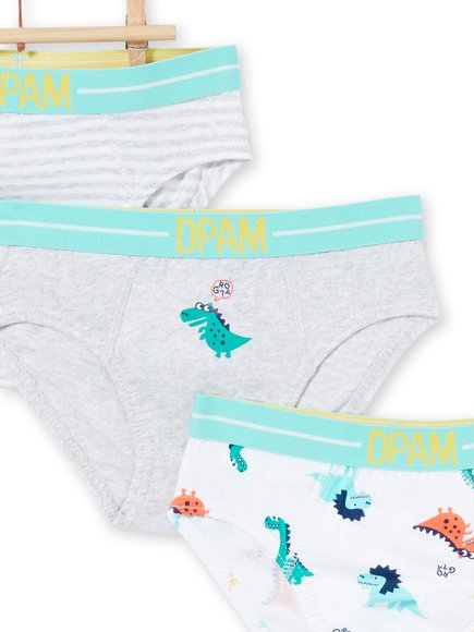 ΣΕΤ ΜΕ 3 ΣΛΙΠ ΓΙΑ ΑΓΟΡΙΑ - ΛΕΥΚΟ Σετ Με 3 Σλιπ Για Αγορια - Λευκο