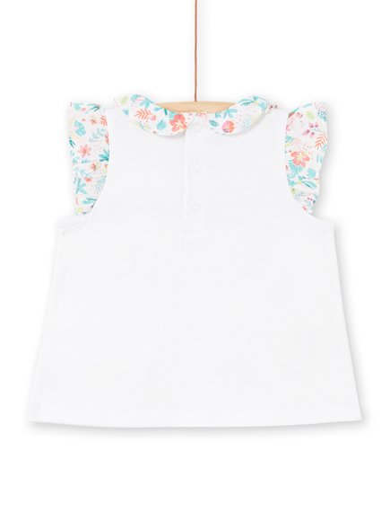 ΒΡΕΦΙΚΗ ΚΟΝΤΟΜΑΝΙΚΗ ΜΑΚΟ ΜΠΛΟΥΖΑ ΓΙΑ ΚΟΡΙΤΣΙ - ΛΕΥΚΟ Βρεφικη Κοντομανικη Μακο Μπλουζα Για Κοριτσι