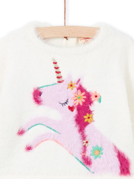 ΒΡΕΦΙΚΟ ΠΟΥΛΟΒΕΡ ΓΙΑ ΚΟΡΙΤΣΙΑ - ΛΕΥΚΟ Βρεφικο Πουλοβερ Για Κοριτσια - Λευκο