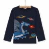 ΠΑΙΔΙΚΗ ΜΑΚΡΥΜΑΝΙΚΗ ΜΑΚΟ ΜΠΛΟΥΖΑ ΓΙΑ ΑΓΟΡΙΑ - ΜΠΛΕ