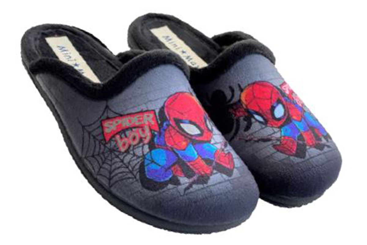 ΠΑΙΔΙΚΕΣ ΠΑΝΤΟΦΛΕΣ MINI MAX SPIDER BOY BLACK ΠΑΙΔΙΚΕΣ ΠΑΝΤΟΦΛΕΣ MINI MAX SPIDER BOY BLACK