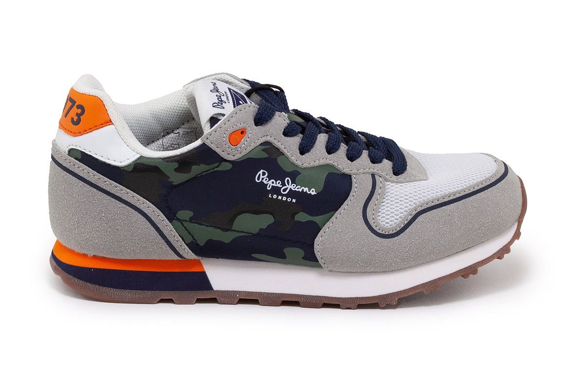 PEPE JEANS ΠΑΙΔΙΚΑ SNEAKERS PBS30492 KHAKI PEPE JEANS ΠΑΙΔΙΚΑ SNEAKERS PBS30492 KHAKI