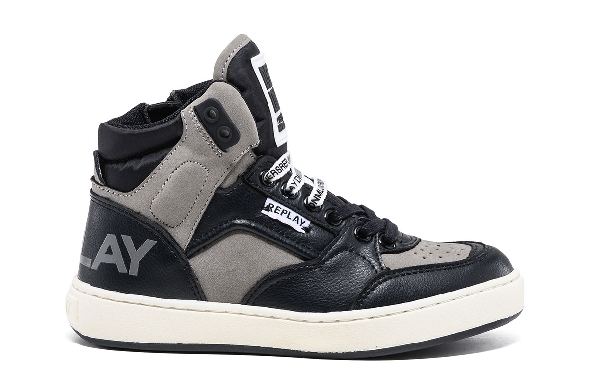 ΠΑΙΔΙΚΑ SNEAKERS REPLAY DENIM LOVERS BLACK ΠΑΙΔΙΚΑ SNEAKERS REPLAY DENIM LOVERS BLACK