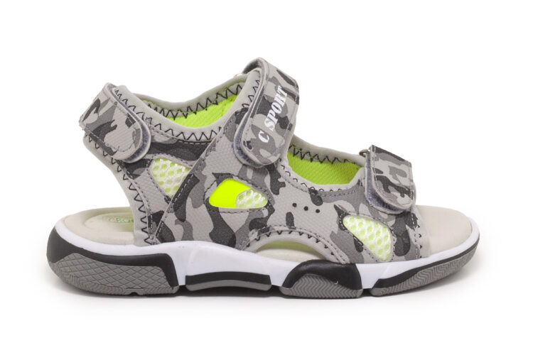 ΠΑΙΔΙΚΑ ΠΕΔΙΛΑ CROCODILINO MILITAIRE SPORT ΓΚΡΙ