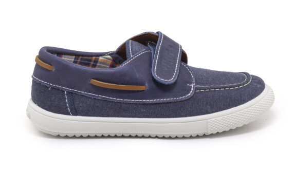 ΠΑΙΔΙΚΑ ΜΟΚΑΣΙΝΙΑ VULLADI ΜΕ VELCRO NAVY