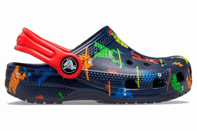 ΠΑΙΔΙΚΑ ΣΑΜΠΟ CROCS ΜΕ ΣΧΕΔΙΟ ΤΕΡΑΤΑΚΙΑ NAVY
