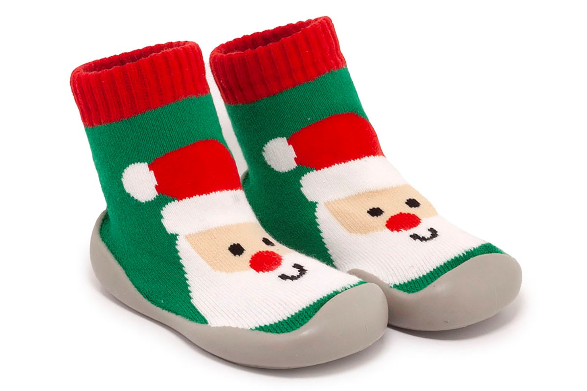 ΠΑΙΔΙΚΗ ΚΑΛΤΣΟΠΑΝΤΟΦΛΑ YUP SANTA CLAUS GREEN ΠΑΙΔΙΚΗ ΚΑΛΤΣΟΠΑΝΤΟΦΛΑ YUP SANTA CLAUS GREEN