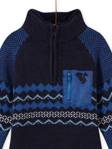 ΠΑΙΔΙΚΟ ΠΟΥΛΟΒΕΡ ΓΙΑ ΑΓΟΡΙΑ - ΣΚΟΥΡΟ ΜΠΛΕ Παιδικο Πουλοβερ Για Αγορια - Σκουρο Μπλε