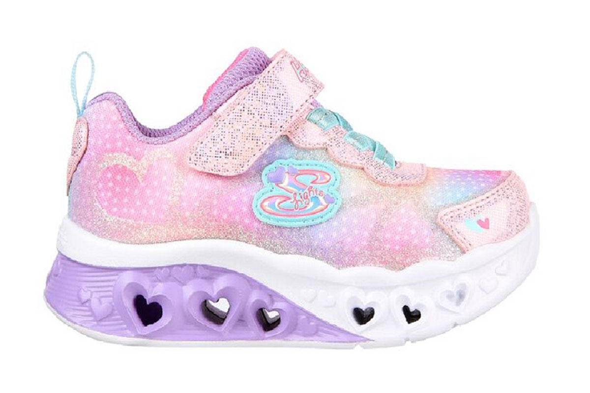 ΠΑΙΔΙΚΑ ΑΘΛΗΤΙΚΑ SKECHERS FLUTTER HEARTS ΜΕ ΦΩΤΑΚΙΑ PINK ΠΑΙΔΙΚΑ ΑΘΛΗΤΙΚΑ SKECHERS FLUTTER HEARTS ΜΕ ΦΩΤΑΚΙΑ PINK