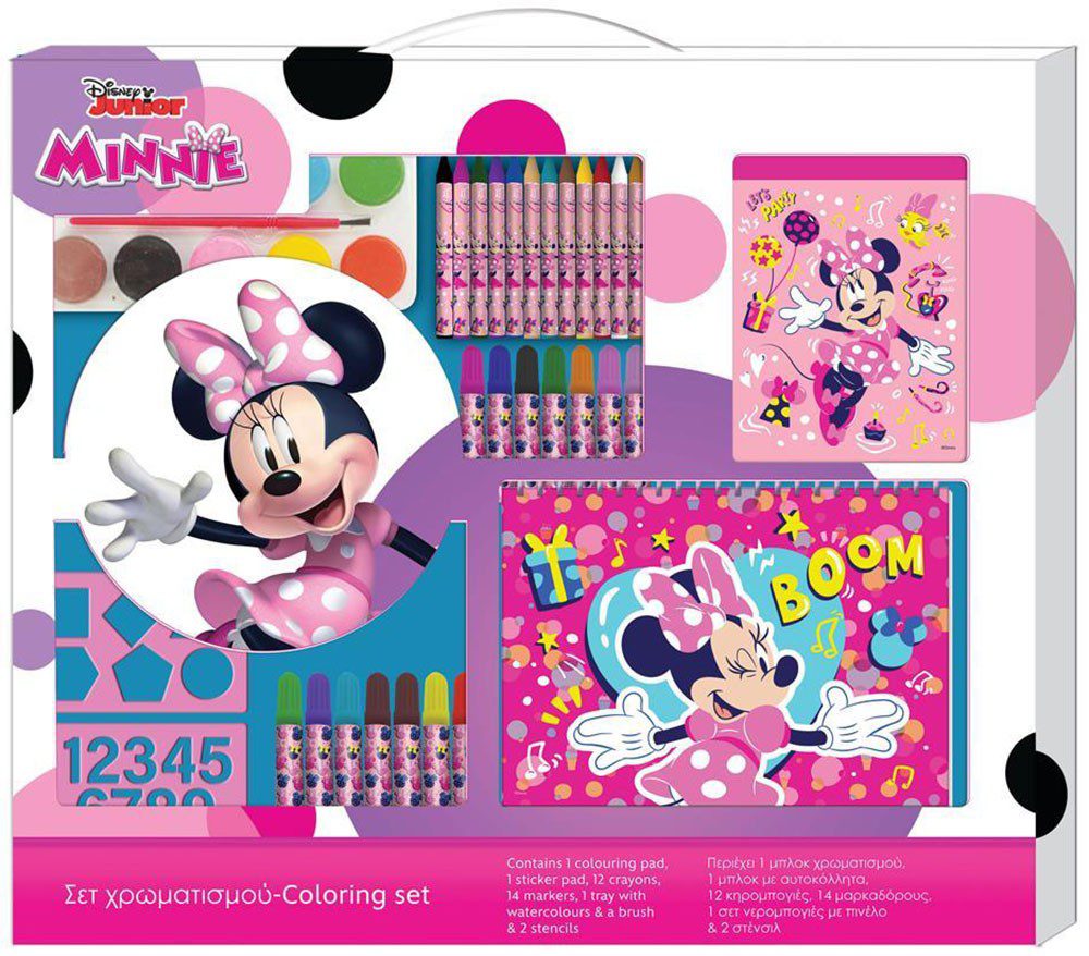 Σετ Χρωματισμου Disney Minnie Mouse Σετ Χρωματισμου Disney Minnie Mouse
