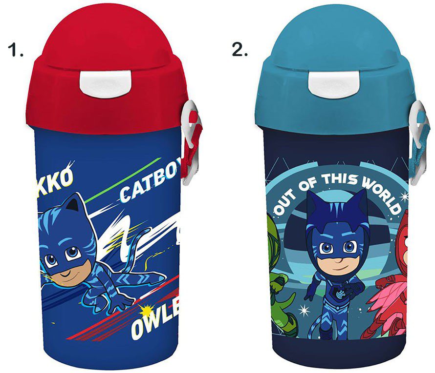 Παγουρι Πλαστικο Με Καλαμακι 500ml Pj Masks Παγουρι Πλαστικο Με Καλαμακι 500ml Pj Masks